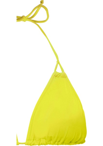Aquaviva Kadın Neon Yeşil Stella Boyundan Bağlı Yanı Ipli Üçgen Bikini Takımı modelleri