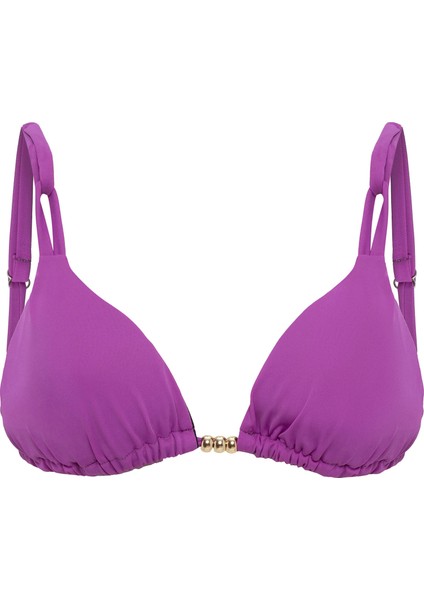 Aquaviva Kadın Mor Izabella Gold Aksesuarlı Üçgen Bikini Takımı fiyatları