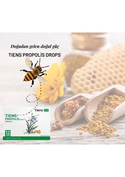 Tıens Propolis Şekersiz Drops.