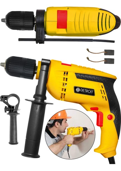 Usa Detroitpowertools 10MM Vidalama Matkap Sarı