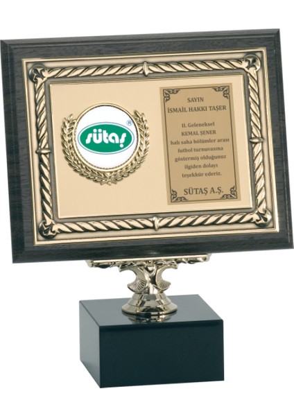 - Ahşap Plaketler - PL-084 A - 18X24 cm