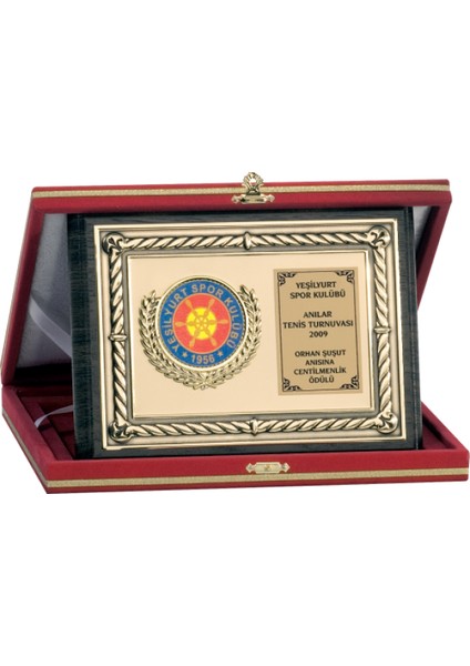 - Ahşap Plaketler - PL-083 B - 15X20 cm