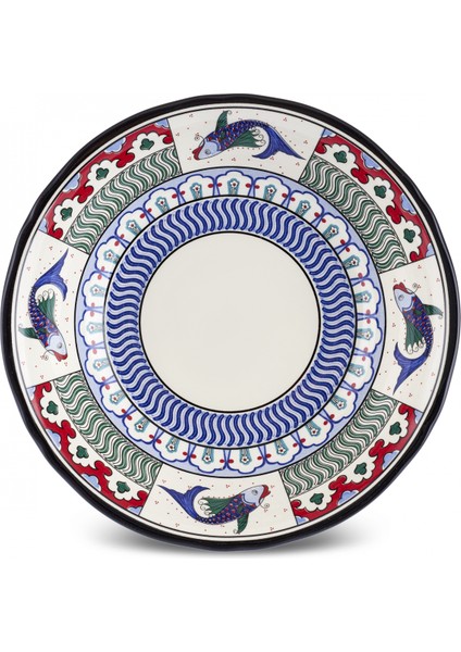 Iznik Balık Salata Kasesi 24 cm indirimleri
