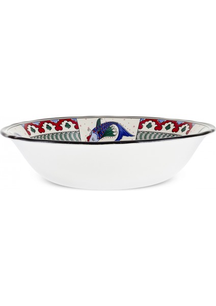 Iznik Balık Salata Kasesi 24 cm