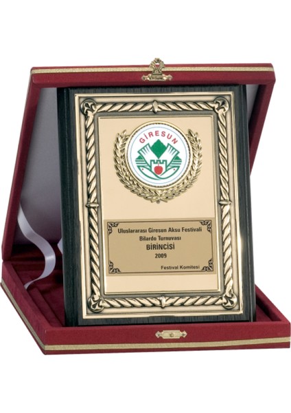 - Ahşap Plaketler - PL-081 B - 15X20 cm