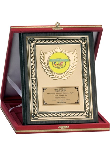 - Ahşap Plaketler - PL-081 A - 18X24 cm