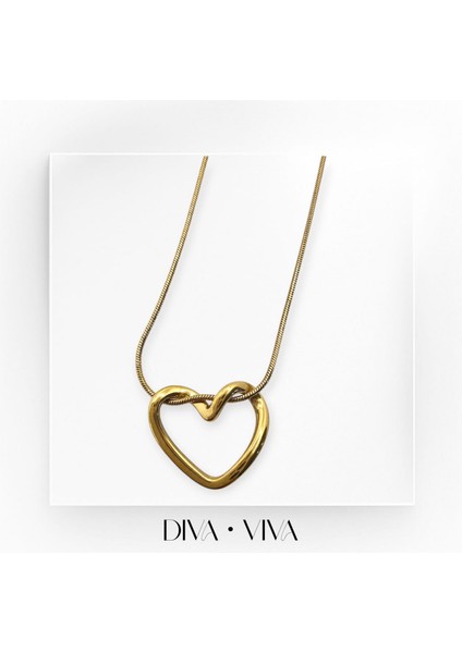 - Çelik Loop Heart Kadın - Steelheart Kolye
