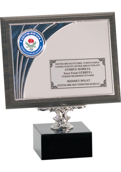 - Ahşap Plaketler - PL-080 A - 18X24 cm
