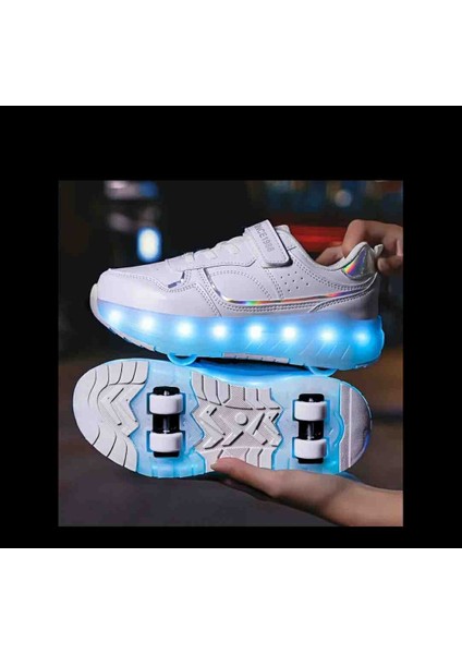 Dört Tekerlekli Şarjlı Işıklı Ayakkabı modelleri
