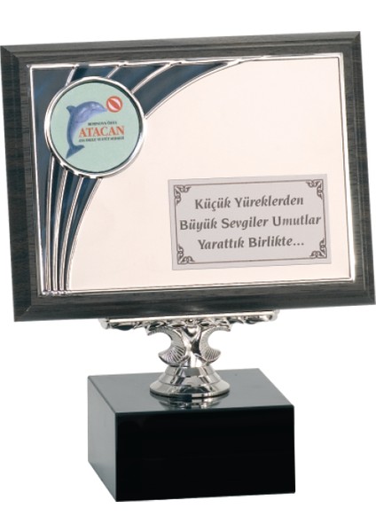 - Ahşap Plaketler - PL-080 B - 15X20 cm