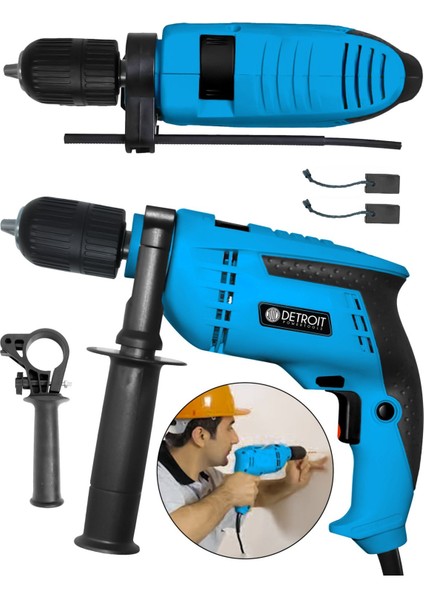Usa Detroitpowertools 10MM Vidalama Matkap Sarı