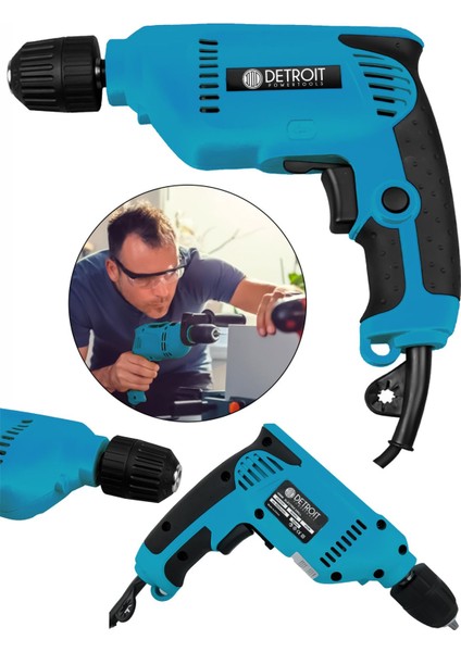 Usa Detroitpowertools 10MM Vidalama Matkap Sarı