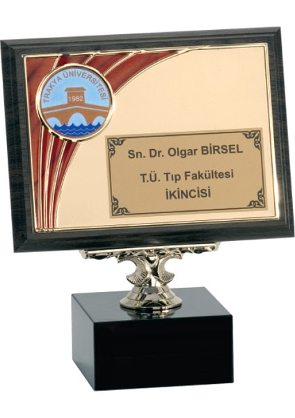 - Ahşap Plaketler - PL-076 B - 15X20 cm
