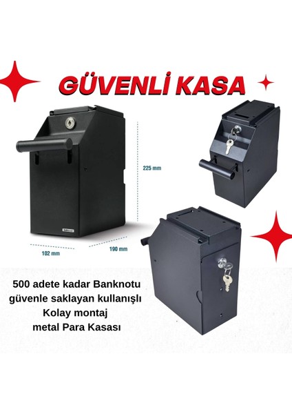 Güvenli Kasa Para Çekmecesi (Gece Kasası) modelleri