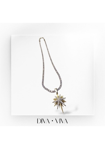 - Özel Seri Çift Renk Kuzeyyıldızı Charm Detaylı Suyolu Kadın - Stellavia Suyolu Kolye fiyatları