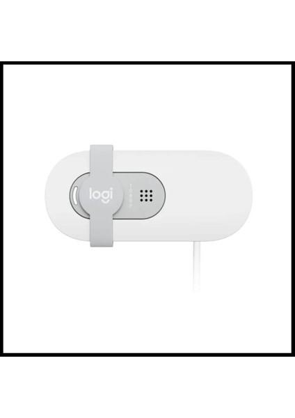 Logıtech 960-001617, Brıo 100 Wcm V-U0072, Full Hd, Dahili Mikrofonlu, Beyaz Webcam