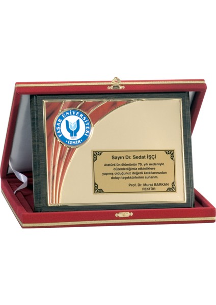 - Ahşap Plaketler - PL-075 A - 18X24 cm