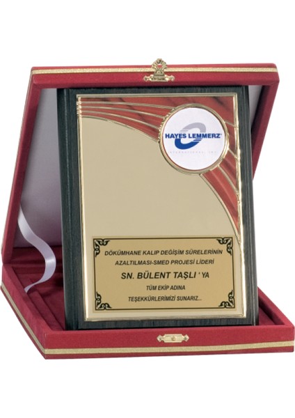 - Ahşap Plaketler - PL-073 B - 15X20 cm