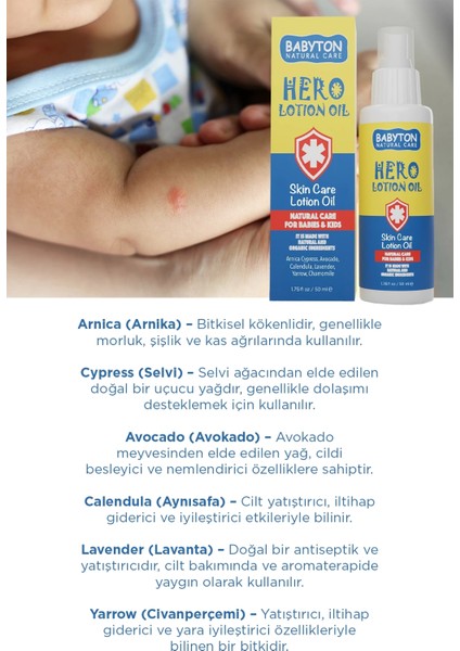 Anlık Yatıştırıcı Hero Losyon Yağ 50 ml indirimleri