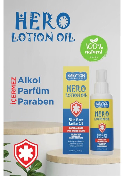 Anlık Yatıştırıcı Hero Losyon Yağ 50 ml