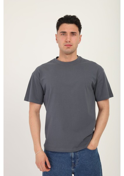 One Two Three Erkek T-Shirt %100 Koton