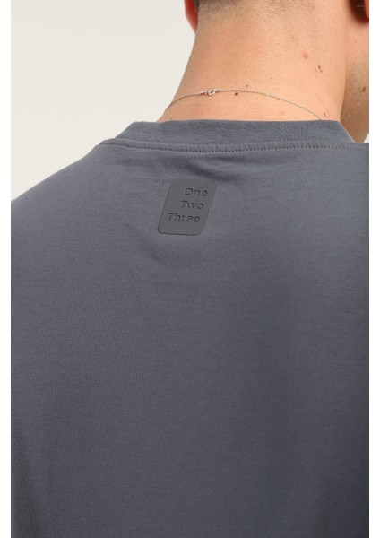 One Two Three Erkek T-Shirt %100 Koton indirimleri