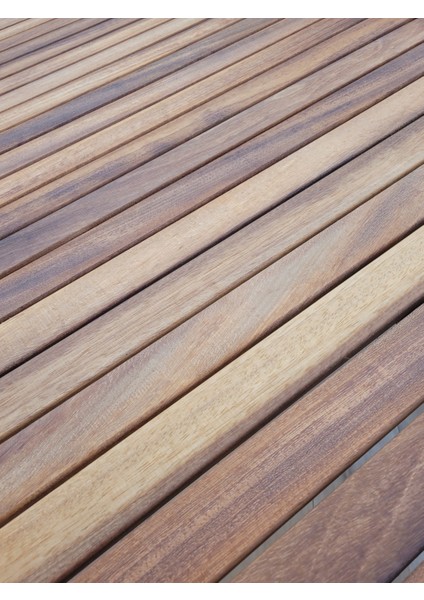 Iroko 80X120 cm Tablalı Alüminyum Masa Capicino
