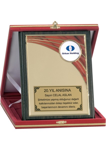 - Ahşap Plaketler - PL-073 A - 18X24 cm