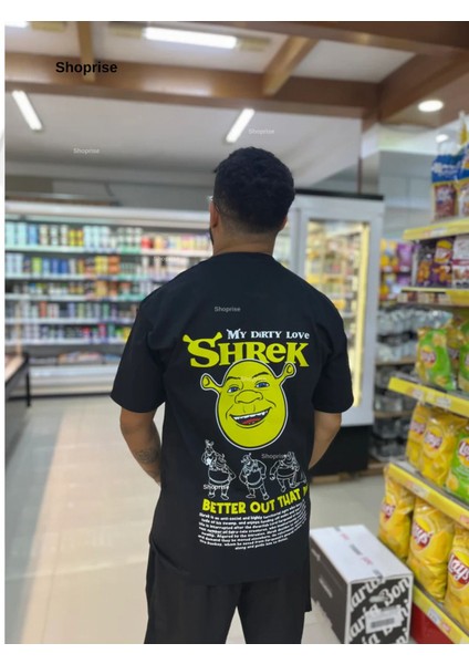 Trend 14 Şubat Sevgililer Günü Fiona&shrek-Eşek Baskılı Couple Çift Sevgili T-Shirt fırsatları