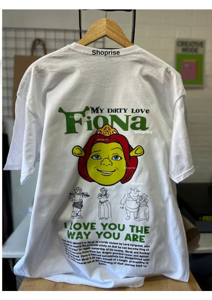Trend 14 Şubat Sevgililer Günü Fiona&shrek-Eşek Baskılı Couple Çift Sevgili T-Shirt indirimleri