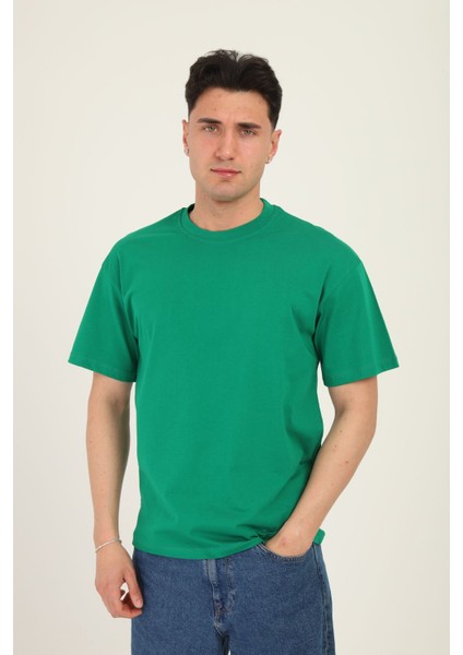 One Two Three Erkek T-Shirt %100 Koton