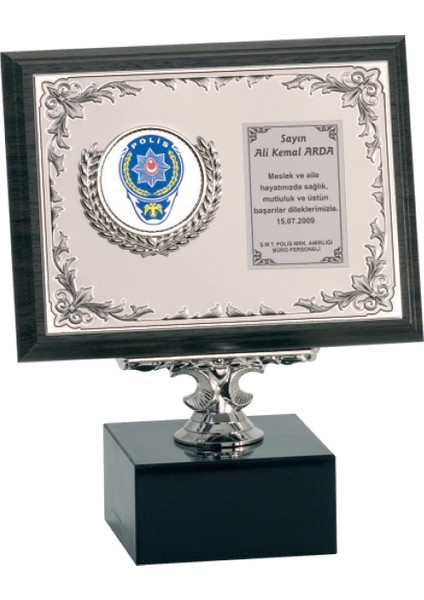 - Ahşap Plaketler - PL-068 B - 15X20 cm