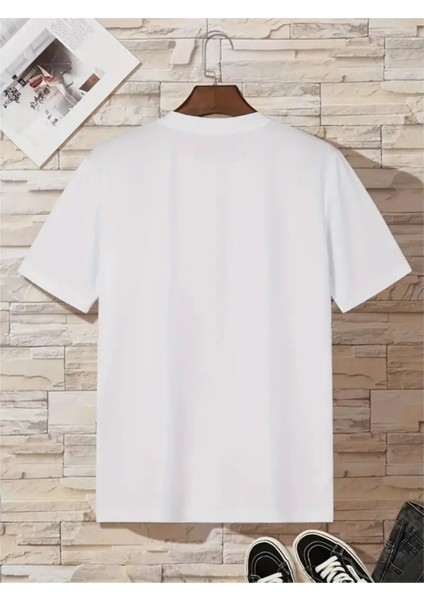 Unisex Summer Vibe Bisiklet Yaka Kısa Kollu %100 Pamuklu Oversize A++ T-Shirt fiyatları