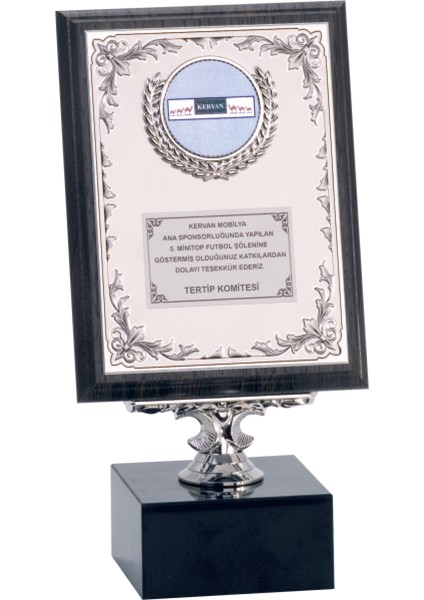 - Ahşap Plaketler - PL-066 B - 15X20 cm