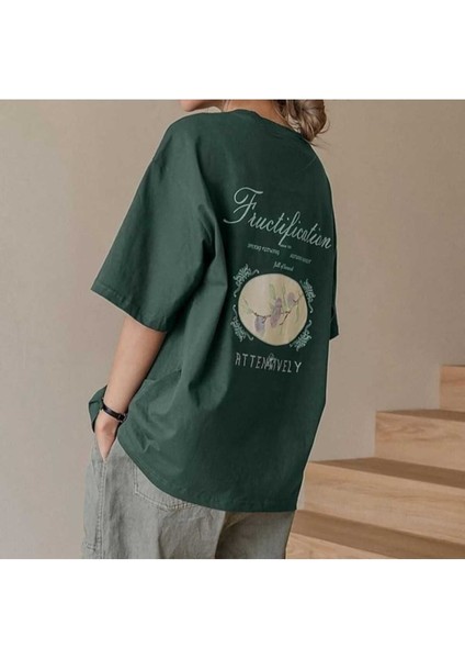 Baskılı Oversize T-Shirt