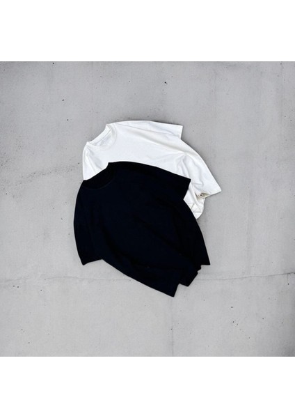 Beyaz Tişört Oversize Sade modelleri