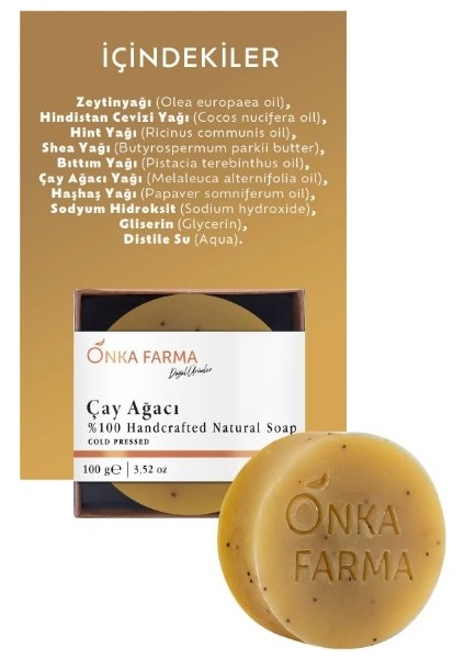 Çay Ağacı Sabunu 100 gr