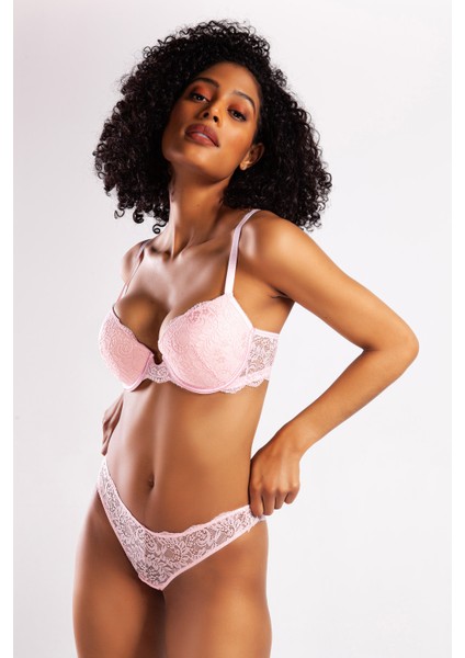G.colors Balconette Foam Push Up Bra, Açık Pembe Konforlu ve Şık Sütyen