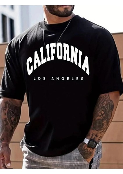 Unisex Tasarım Baskılı Oversize %100 Pamuk T-Shirt