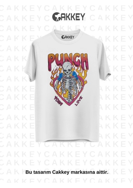 Unisex Oversize Baskılı T-Shirt