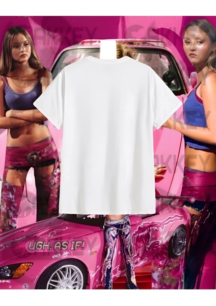 Hızlı ve Öfkeli Suki Baskılı Oversize T-Shirt