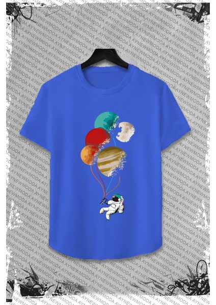 Unisex Siyah Baskılı T-Shirt