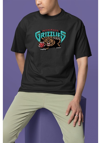 Ja Morant Memphis Grizzlies Baskılı Beyaz Oversize Unisex Tshirt