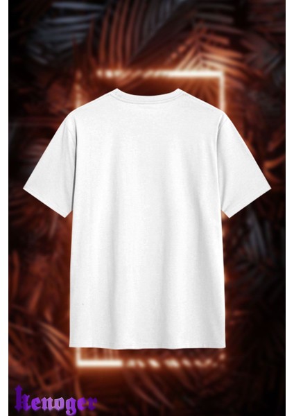 Unisex Oversize - Custom Chopper Baskılı T-Shirt