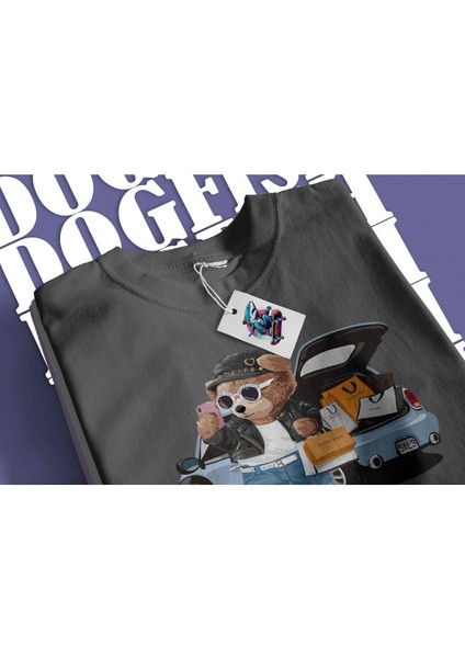 Füme Bisiklet Yaka Basic Kadın Y2K Tişört indirimleri