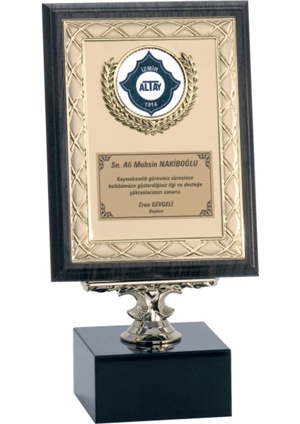 - Ahşap Plaketler - PL-058 B - 15X20 cm