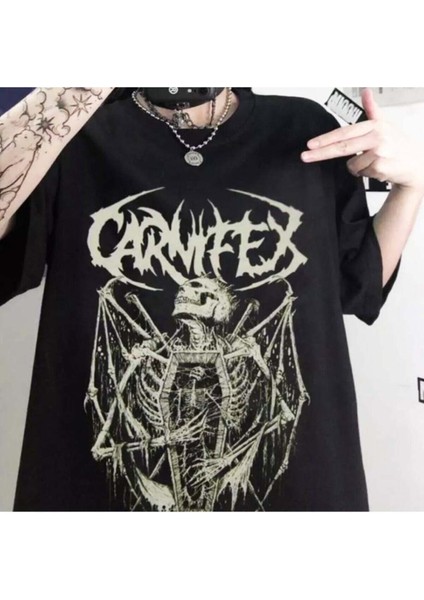 Carnifex The Script Siyah Unisex T-Shirt