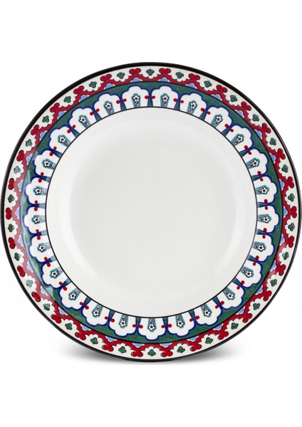 Iznik Çini Çukur Tabak 23 cm