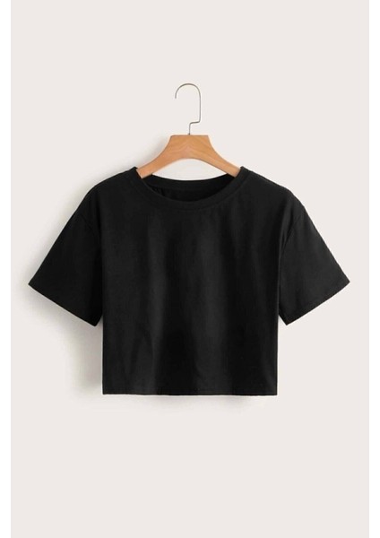 Kadın Slim Fit Crop T-Shirt