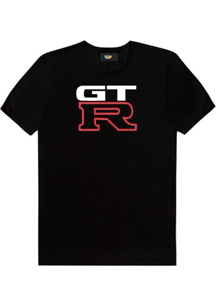 Nissan Gtr Logo Siyah Erkek T-Shirt